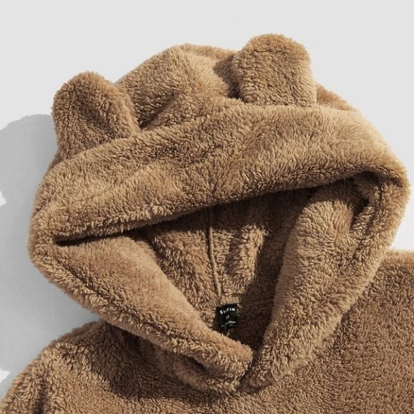 Brown Mens Flannel Hoddie And Pants - Picture 6 of 6